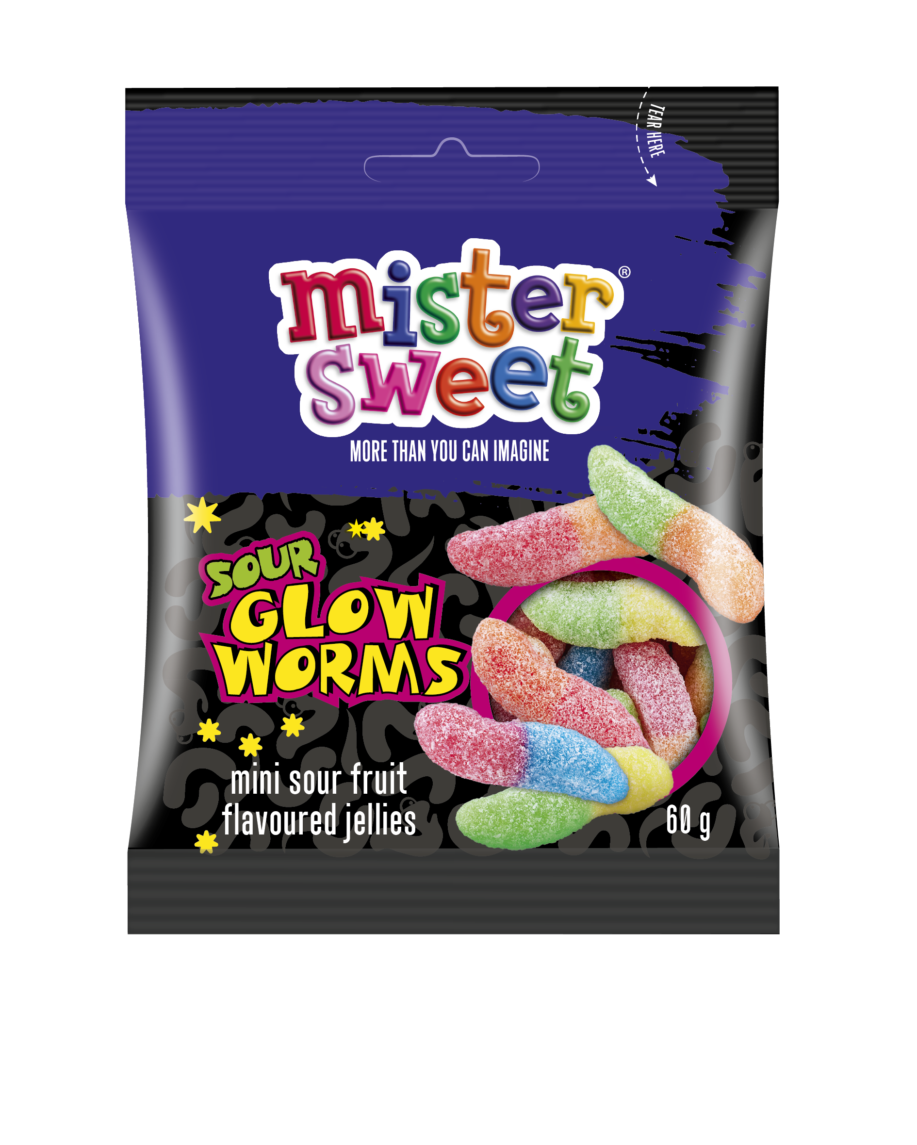 SourGlowWorms60g
